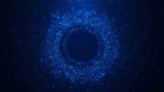 Data Stream Tunnel Light 3D Big Data Digital tunnel square futuristic matrix. Flying Through Technology Network Particles Background. 4K 3D Big Data Square Binary code network connection. Lines Flow