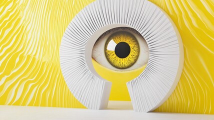Wall Art Decoration Yellow