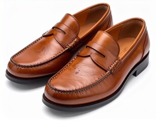 brown leather shoes