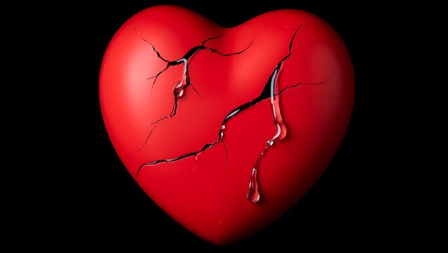Broken Heart A Visual Representation of Heartache and Emotional Pain