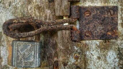 old door lock