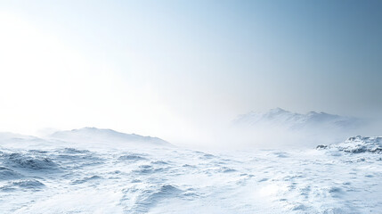 Breathtaking winter landscape remote mountains photography snowy environment wide angle view serene nature
