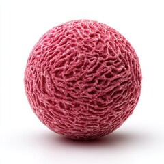 Obraz premium Massage ball isolated on clean white background