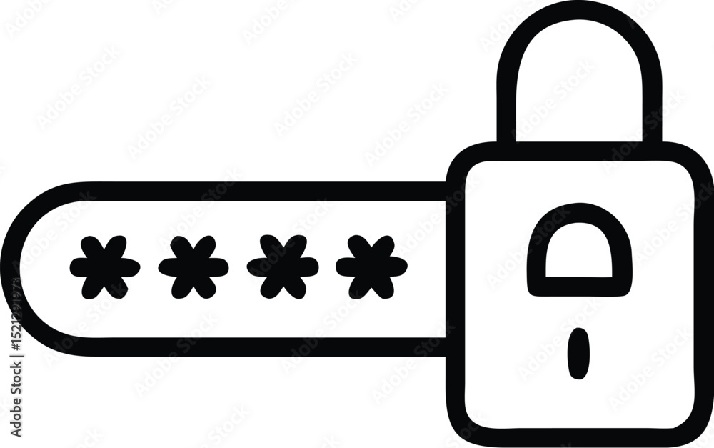 Poster unlock security: password protection and access control with encryption and authentication key