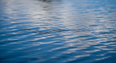 Misty Lake Surface in Soft Light