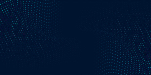 Futuristic Light Dot Pattern. modern dot perspective