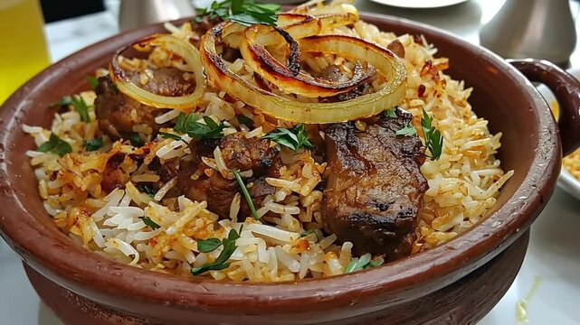 traditional dum biryani indian recipe video