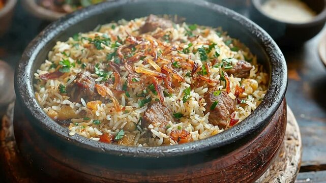 dum biryani indian recipe video