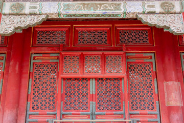 detail of the entrance of the temple