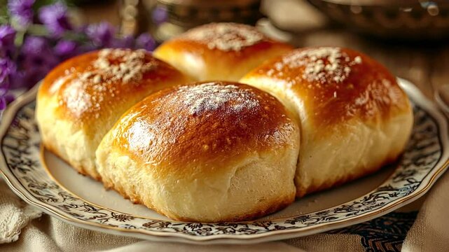 traditional Indian sheermaal bread video