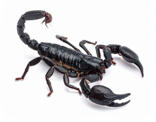 scorpion isolated on white background