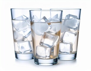 glass with ice