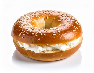 donut on white background