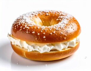 donut on white background