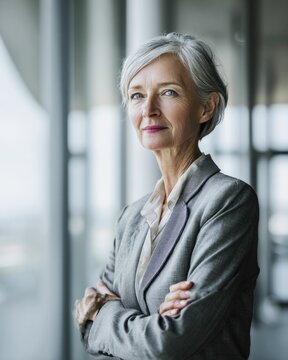 Confident Senior Businesswoman Powerful Portrait of a Successful Female Executive