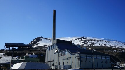 Kohlekraftwerk Longyear, Spitzbergen