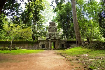 Gopura of Royal Palace in Angkor thom, Siem Reap, Cambodia