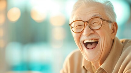 Community Group of seniors playing bingo at a community center, laughing together.