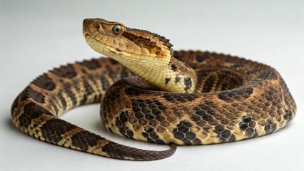 Obraz premium Fer-de-lance Snake on studio background
