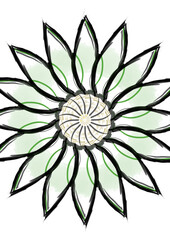 abstract flower vector illustration