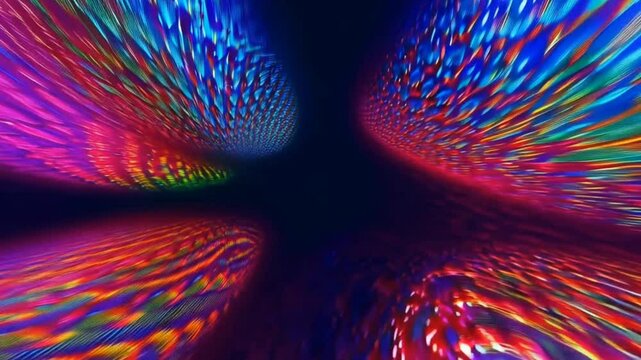 dance color patterns on the screen, generative AI