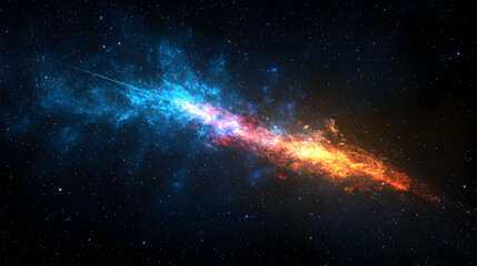 Colorful Nebula In Deep Space