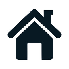Simple house symbol. House, home, Professional vector icon.