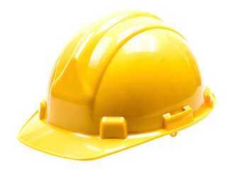 Fototapeta premium yellow safety hard hat isolated on white background PNG