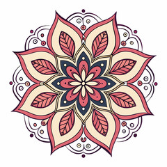 beautiful unique mandala Vector