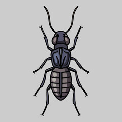 Dark Ant Illustration