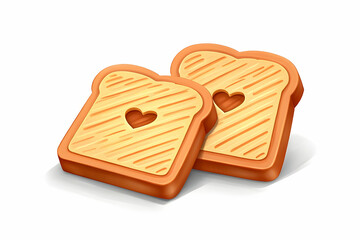 Stylized Tower Bridge London Open Drawbridge Illustration