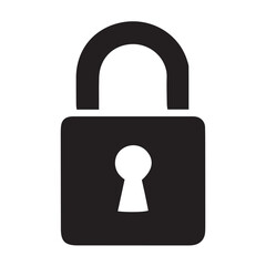 lock icon vector illustration