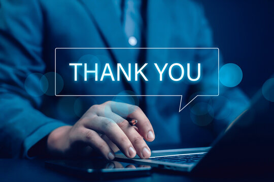 Businessmen express gratitude and appreciation