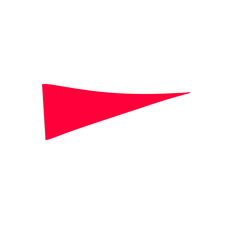 Triangle flag vector 