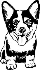 Corgi Dog SVG Clipart for Cricut and Silhouette Crafts

