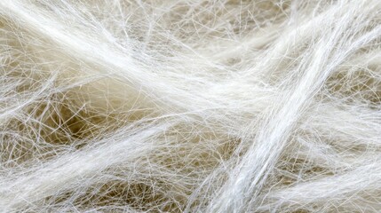 Microscopic view of asbestos chrysotile fibers that are harmful to human health, linked to lung disease, COPD, lung cancer, and mesothelioma. Concept for toxic materials, pollution, and risk awareness