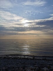 Obraz premium sunset over the sea