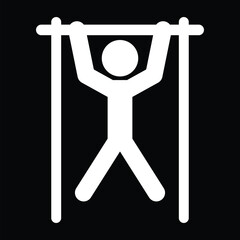 Icon Fitness And Healty Vector