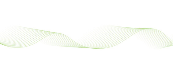 Abstract wave lines in color gradient on minimalist background. Futuristic and dynamic look, perfect for tech, digital, and modern design projects.