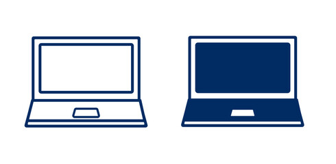 Laptop icon vector.  Devices icon set, computer sign and symbol, Devices icon, vector illustration
