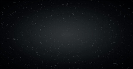 Panoramic black grunge background web texture - Vector illustration