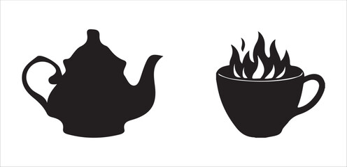 cup of coffee and tea