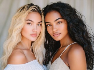 two young women