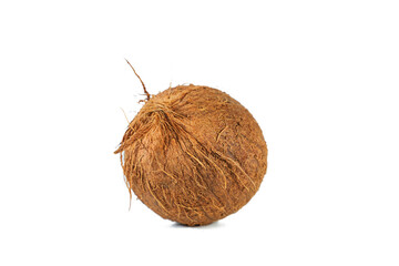 Coconut isolated on white background.