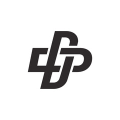 Initial D letter logo design. Letter D logo.