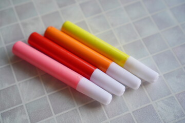 デコレーション用のぷっくりと膨らむペン。