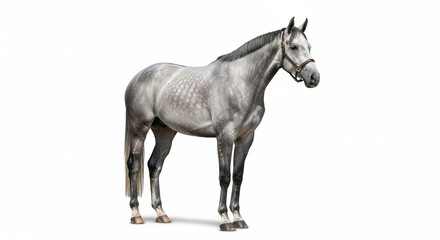 Obraz premium horse isolated on white background