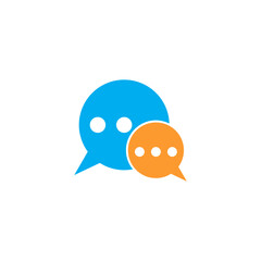 colorful round bubbletalk design parenting vector