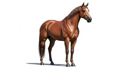 Obraz premium horse isolated on white background