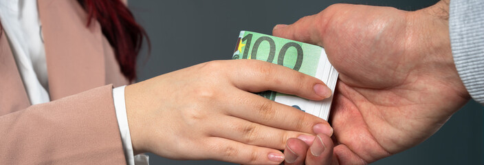 The  Worker Accepting a Bribe